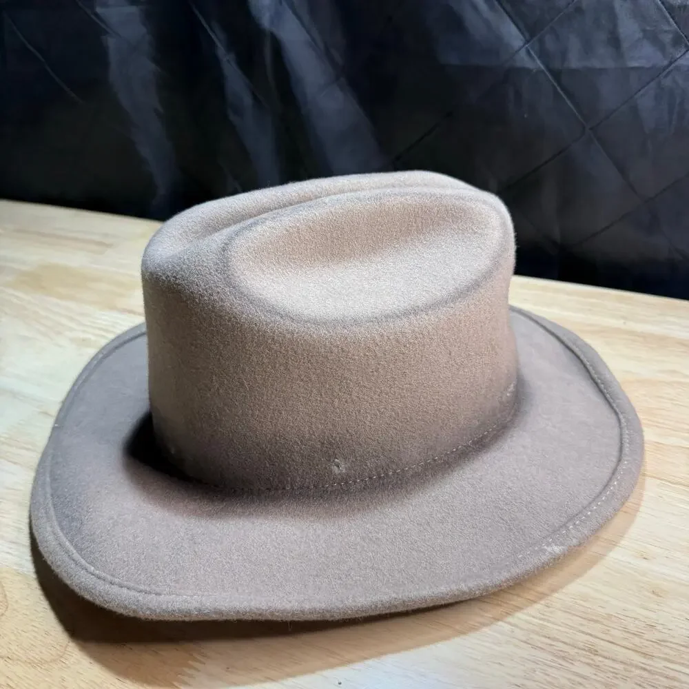 Cody James Large 100% Wool Studded Belt Cowboy Hat Men’s Size L